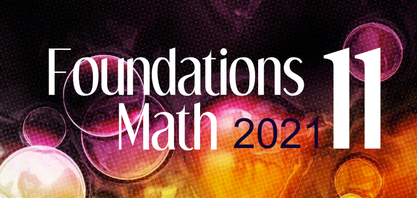 YL2021 Foundations of Mathematics 11 